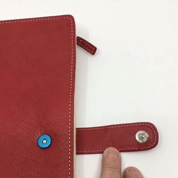 Vanbrock Red Faux Leather Travel Jewelry Case - Picture 15 of 16